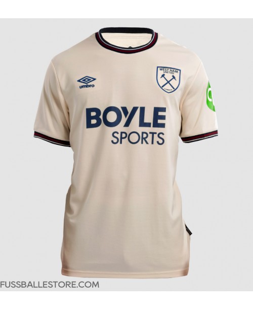 Günstige West Ham United Max Kilman #3 Auswärtstrikot 2025-26 Kurzarm Günstige West Ham United Max Kilman #3 Auswärtstrikot 2025-26 Kurzarm